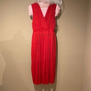 Tracy Reese pleated dress with elastic waist